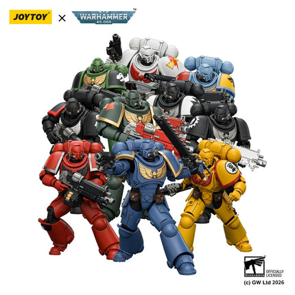 [IN STOCK]JOYTOY Warhammer 40K 1/18 Action Figures Intercessor with Bolt Rifle, Bolt Pistol and Chainsword Anime Model Toys