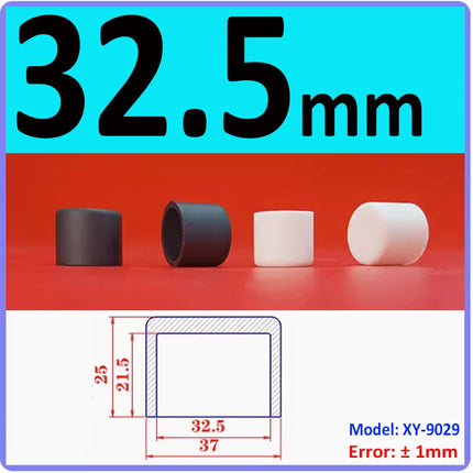White/Black Silicone Rubber Round Caps Protection Gasket Dust Seal End Cover Caps For Pipe Bolt Furniture 3mm-78.5mm