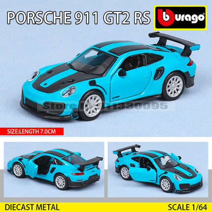 Bburago 1:64 Volkswagen Golf LAMBORGHINI sian fkp 37 Car Model Collection Kids Xmas Gift Toys for Boys Ferrari  Benz Volkswagen