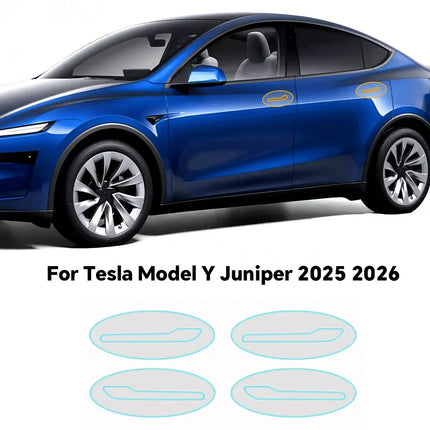 Headlight Rearview Film For Tesla Model Y Juniper 2025 2026 Pre-cut PPF Door Handles TPU Protection Film Clear Bra Anti-scratch