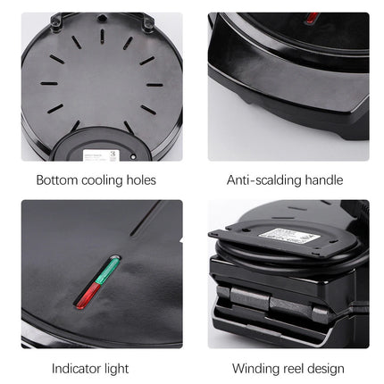 7 Holes Electric Donuts Maker Machine Mini 110V 220V Automatic 1000W Non-Stick DIY Doughnut Cake Baking Oven Pot for Kids Snacks