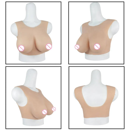 Cosplay Chest Silicone Breast Forms Huge Fake Boobs Transgender Drag Queen Shemale Crossdresser Artificial Breasts Shemale