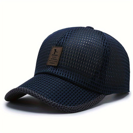 1 Fashionable and Breathable Baseball Cap for Couples, Quick-Drying Mesh Outdoor Sports Golf Sun Hat