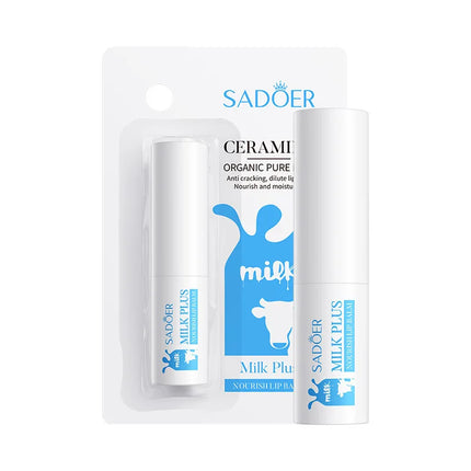 Ceramide Milk MoisturizingLip Balm Moisturizing Anti Cracking lipstick Deep Nourishing  Hydrating Lips Skin Care