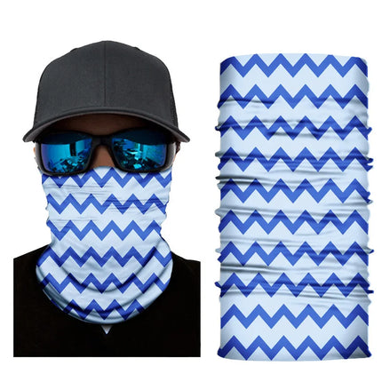New Fashion Stripe Design Face Mask Bandana For Women Men Sports Cycling Headbands Female Male Neck Scarf Balaclava Turban