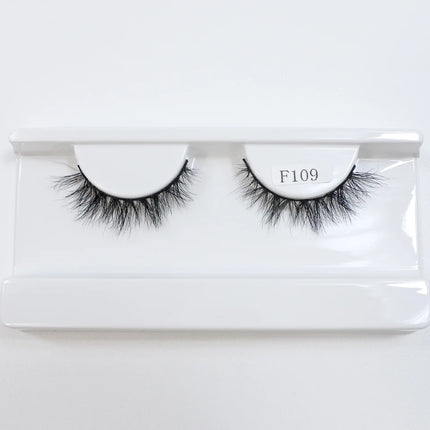 Natural Mink Lashes High Quality Fashion Classic Soft Full Strip Lashes Makeup 12mm Short Mink Eyelashes
