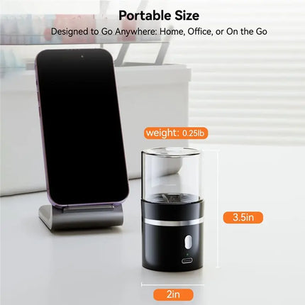 【TODAY ONLY】Portable Cordless Electric Pill Crusher-Fine Powder Grinding Function-Easy To Carry For Travel Crush