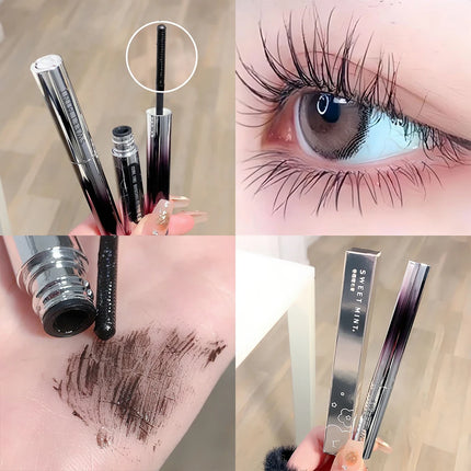 3D Curling Steel Tube Mascara Long-Lasting Extra Volume Waterproof Natural Lashes Beautify Eyelashes Korean Makeup Tool Mascara