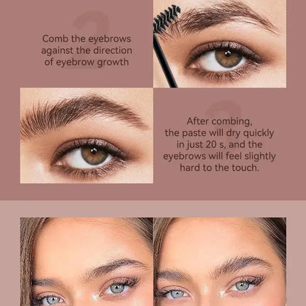 3D Eyebrow Styling Cream Waterproof Quick-drying Make up Eyebrow Sculpt Soap Natural Wild Brows Pomade Setting Gel Wax Wholesale