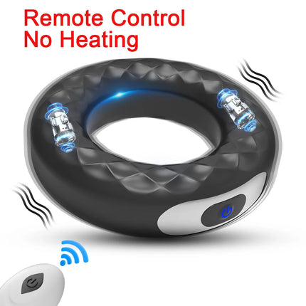 Vibrating Penis Ring Cock Ring for Men Remote Control Chastity Cage Penis Vibrator Ejaculation Delay Adult Goods Sex Toy for Men