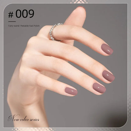 Colorful Water-Base Nail Polish 40 Colors Air Dry Peel Off Nail Art for Manicure DIY Long Lasting Nail Supplies Painting Varnish