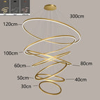 7 rings / Coffee color / APP with RC Dimmable