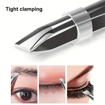 Stainless Steel Slant Tweezers Precision for Eyebrow Grooming, Eyelash Application & Trimming Suitable for Beard, Mustache