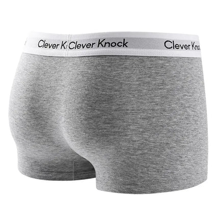 1Pcs Boxer Shorts Men's Underwear Sexy Panties Cotton Solid Man Underpants Male Boxers Homme U Convex Lingerie Free Shipping