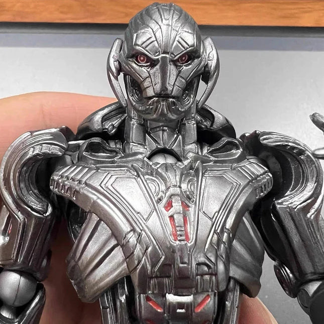 In Stock AC Factory 16cm Ultron Action Figures Ko PVC Model Kaiyodo Amazing Yamaguchi Avengers Collection Toys Kids Gifts