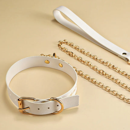 Thierry Girl Bondage Kits Sexy PU Leather Handcuffs Collar Whip Erotic Sex Toys BDSM Restraint Set Adult Toys For Women Couples