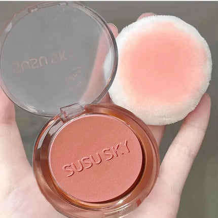 SUSU SKY Rabbit Monochrome Blush Matte Matte Long-lasting Color Not Easy to Fly Whitening Rouge