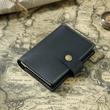 Vintage Leather Journals Cover Handmade Pocket Notebook Diary with Pen Holder Writing Notepad for Office School & Travel Journal