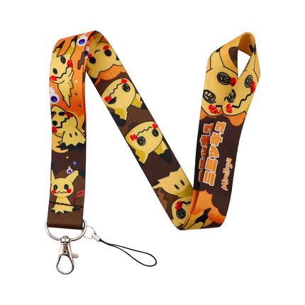 Cute Anime Lanyards For Key Neck Strap Lanyards ID Badge Holder Keychain Key Holder Hang Rope Keyrings Accessories Gifts