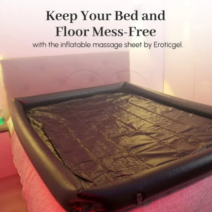 PVC Waterproof Spa Waterbed Mattress Protector Oil Massage Sex Fun Convenient to Carry Outdoor Inflatable Bed Adult Sex Toys