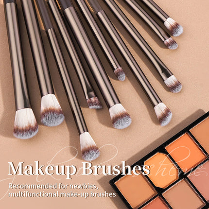 10pcs Eyeshadow Brushes Multi-Functional Eye Makeup Brushes, Portable For Travel Details Brushes for Highlight, Conceal Beauty