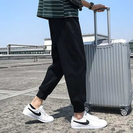 Men's Sweatpants Harem Joggers Retro Autumn Winter Clearance Sale Cool Fashion Trend Male Sports Pants Trousers Young Students