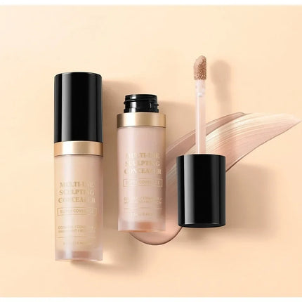 Super Coverage Concealer Multi-Use Cream Oil Free Long Lasting Hydrating Cover Contour Highlight and Retouch Face Makeup