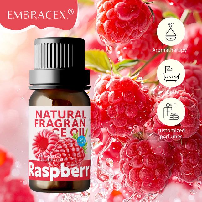 10ml Raspberry  Fragrance Essential Oils Raspberry  Perfume Women Funny Gifts For Women All Skin Types Aroma Oil