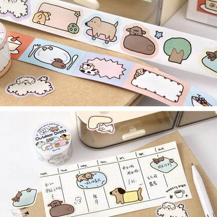 30mm X 3m Cute Cartoon Washi Tape DIY Journaling Decorative Masking Tape for Planners Stationery Scrapbooking Office Supplies