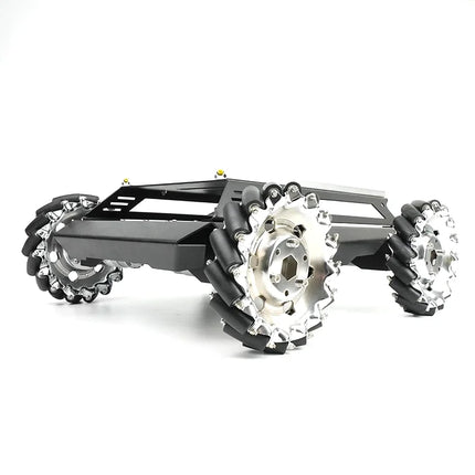 80kg Load Heavy Duty Metal Car Chassis 152mm Mecanum Wheel Trolley Omnidirectional V5Max Mobile Robot for Arduino Robot DIY Kit