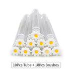 10pcs tube and brush 7