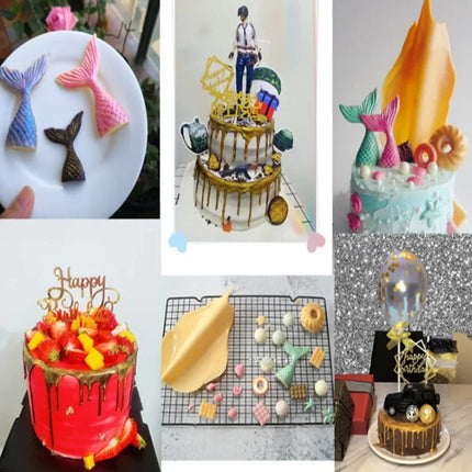 15g/Bottle Gold And Silver Dye Glitter Powder Mousse Cake Macaron Chocolate Confectionery Pastry Baking Cake Decoration