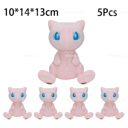 Wholesale Pokemon Plush 5Pcs/Lot Mimikyu Caterpie Oddish Garchomp Phantump Umbreon Sylveon Stuffed Animal Peluche Christmas Gift