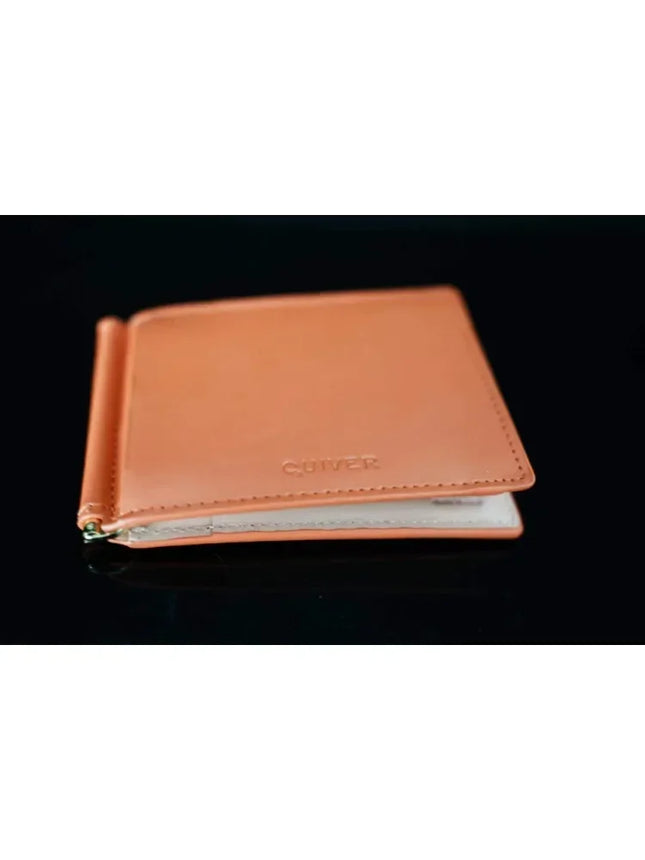 Modern Card To Wallet Insta By Quiver Magic Tricks (Tan Color) Close up Illusions Street Magia Props Magician