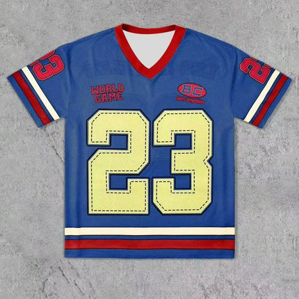 2026 Men Summer American Streetwear Mesh Jersey 3d T-Shirt Digital Printed Hip Hop Basketball Sportswear Fashionable Beach Wear