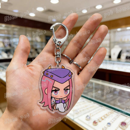 Cartoon Anime Chibi Keychain Accessories Bag Charms Keyrings Jewelry Fans Freinds Game Lovers Gifts