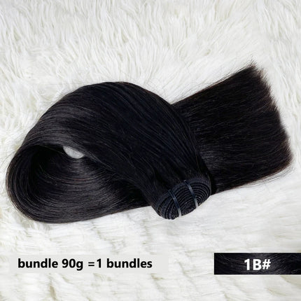 Straight 100%Human Hair Weft Bundles Extensions  Remy Natural Hair Sew In Weaves Brown Blonde Color Vietnamese Hair For Braiding