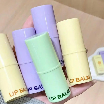 Grape Jasmine Flavors Moisturizing Hydrating Base Lip Balm Set Makeup Lip Care Daily Care Balm For Women and Men