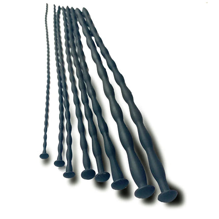 4PCS Urethral Sounds Kit, Beaded Penis Plug Urethral Dilator Cock Stimulation Masturbator Massager BDSM CBT