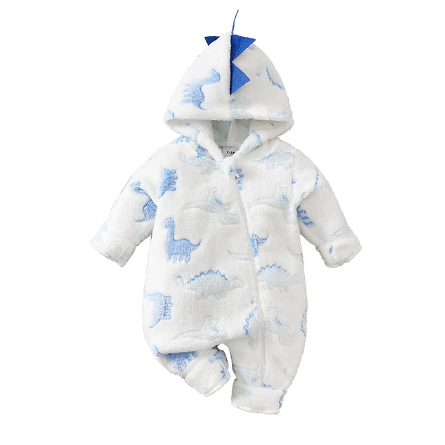 Autumn Dinosaur New Style Casual Cartoon Soft Clothes Toddler Jumpsuit Toddler Jumpsuit Costume Romper Onesie Print Clothes Boy