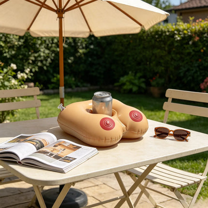 for Pools Funny Cup Holder Pool Floats Breast Shaped Inflatable Drink Holder Floating Beverage For Pool Party
