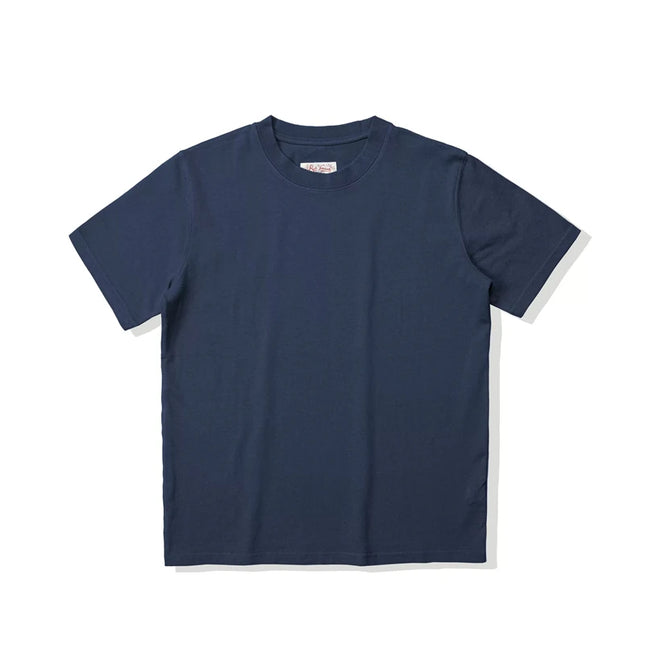 Red Tornado 270g Plain T-Shirts Amekaji Men Heavyweight Cotton Crew Neck Tee Shirt