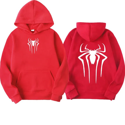 Fashion Printed Spider Hoodie for Men Casual Hoodie Pullover Sweatshirt for Men Top Spider Hoodie Sweatshirt