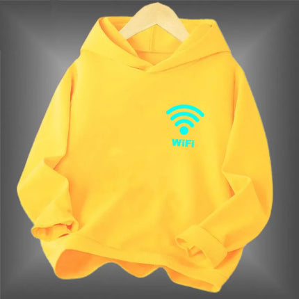 New Fashion Boy Luminous Lightning Printed Hoodies Sweatshirts Fashion Pullover Hoodie Streetwear Glowing Tops