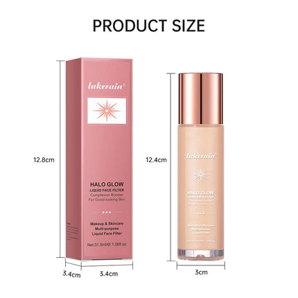 Bronzer Facial Gloss Liquid Highlighter Permanent Setting Contouring Liquid Moisturizes Soothes Long-lasting Effect Face Filter