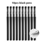 A-10pcs Black pen