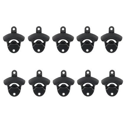 5pcs/10pcs Bottle Opener Wall Mounted Rustic Beer Opener Set Vintage with Mounting Screws for Kitchen Cafe Bars
