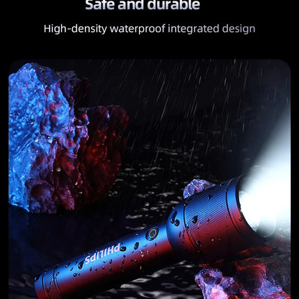 2025 New Philips SFL8168 3200 Lumen LED Flashlight 1000m Portable Powerful Bright Flashlights Camping Lamp for Outdoor Hiking