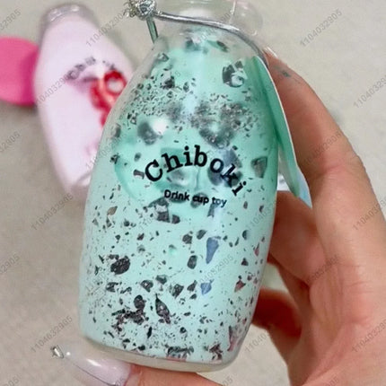 Juice Bottle Stress Ball Water Bottle Fidget Toy Boba Tea Squishy ASMR Anti Stress Funny Novelty Toy Toys For Children Gift