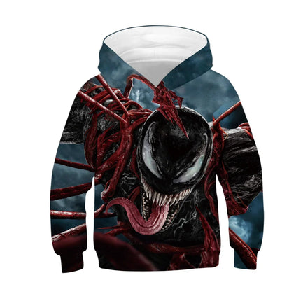 Autumn Winter Children's Hoodies Coat 5-14y Boys Girls Hooded Sweats Kids Superhero Printed Sweatshirts Child Sport Top Pullover